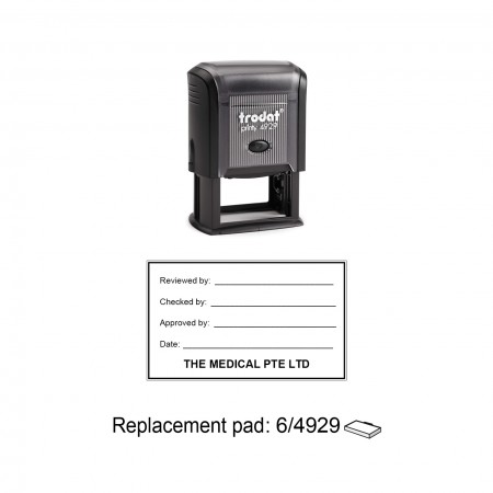 Trodat 4929 Self Inking Stamps 50x30mm